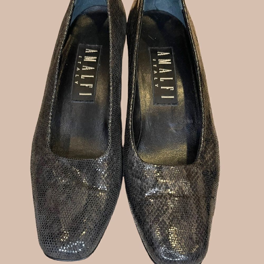 Amalfi Snakeskin Heels - Made in Italy - Picture 3 of 5